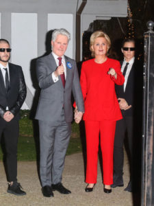 LOS ANGELES, CA - OCTOBER 28: Katy Perry (in red) is seen at Kate Hudson's annual Halloween party on October 28, 2016 in Los Angeles, California. (Photo by wowcelebritytv/Bauer-Griffin/GC Images)